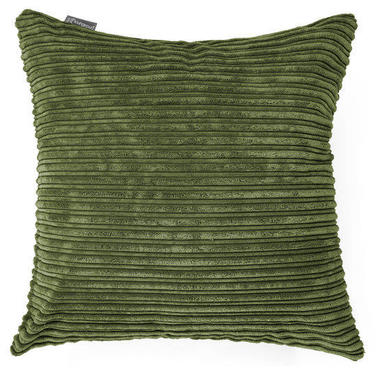 Poduszka ozdobna XL 70 x 70cm - Klasyczny sztruks Leśna zieleń 01