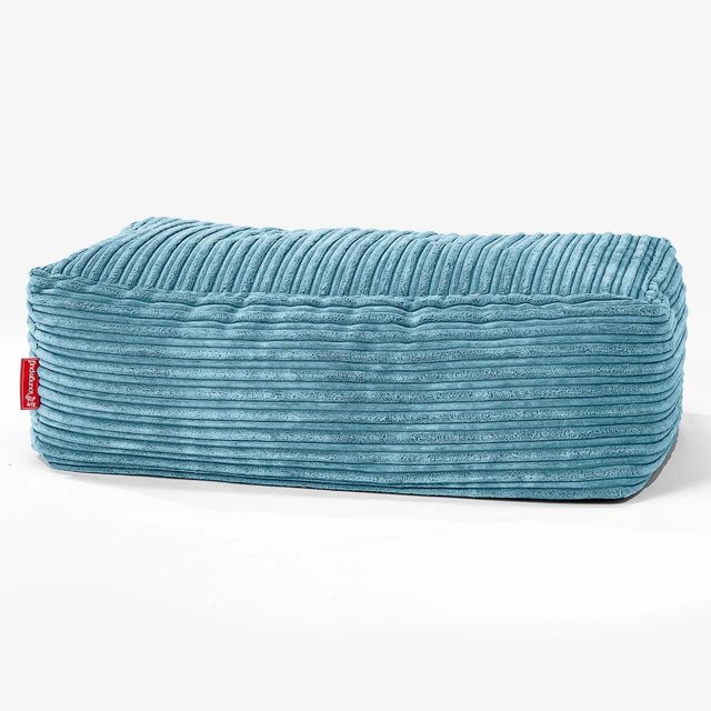 Podnóżek piankowy CloudSac 100 - Klasyczny sztruks Morski błękit 01