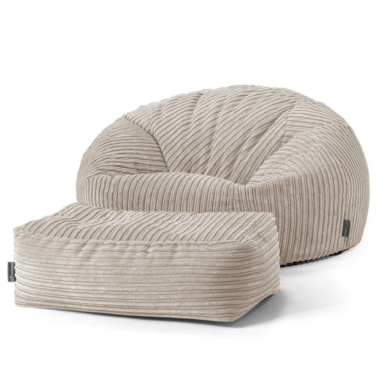 Klasyczna sofa pufa - Klasyczny sztruks Mysi 02