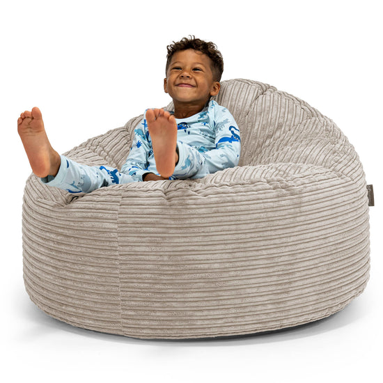 Pufa gigant dla dzieci 3-8 lat Snuggle - Klasyczny sztruks Mysi 01