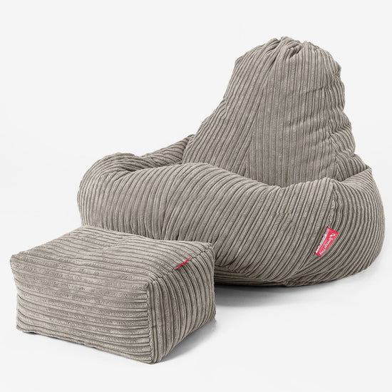 Siedzisko dla graczy pufa sako Ultra Lux - Klasyczny sztruks Mysi 02