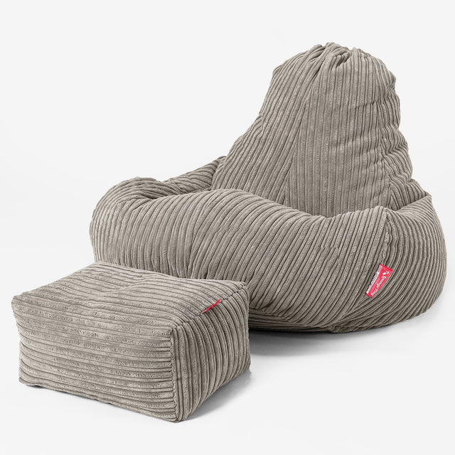 Siedzisko dla graczy pufa sako Ultra Lux - Klasyczny sztruks Mysi 02