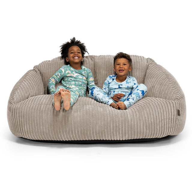 Sofa pufa gigant Bubble dla dzieci 3-14 lat - Klasyczny sztruks Mysi 01