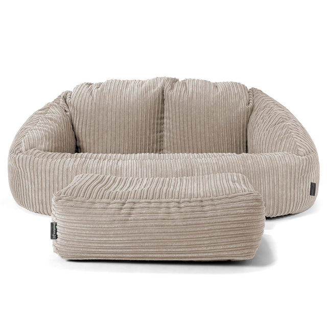 Sofa pufa gigant Bubble dla dzieci 3-14 lat - Klasyczny sztruks Mysi 02
