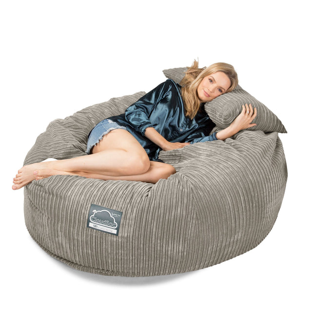 Sofa pufa piankowa gigant CloudSac 1010 XXL - Klasyczny sztruks Mysi 03