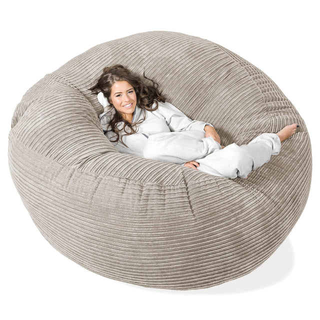 Sofa pufa XXL Mega Mammoth - Klasyczny sztruks Mysi 01