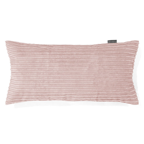 Poduszka XL prostokątna 40 x 80cm - Klasyczny sztruks Pudrowy 01