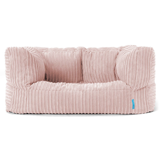 Sofa pufa dla dzieci Albert 2-6 lat - Klasyczny sztruks Pudrowy 01