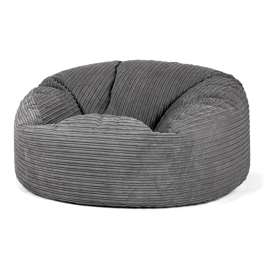 Sofa pufa Mammoth - Klasyczny sztruks Chłodna szarość 01