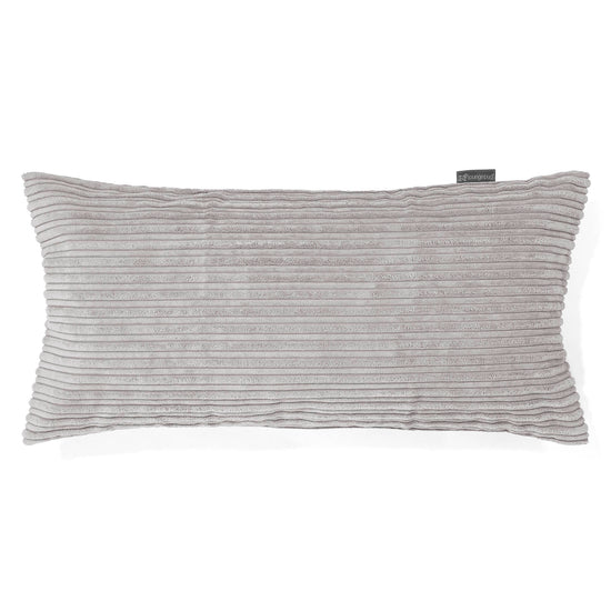 Poduszka XL prostokątna 40 x 80cm - Klasyczny sztruks Szarość delfina 01