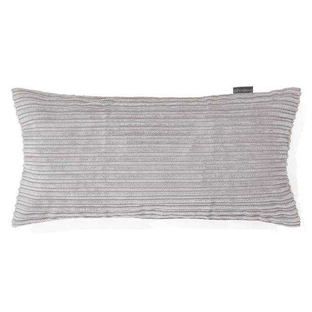 Poduszka XL prostokątna 40 x 80cm - Klasyczny sztruks Szarość delfina 01