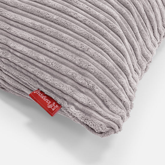 Poduszka XL prostokątna 40 x 80cm - Klasyczny sztruks Szarość delfina 02