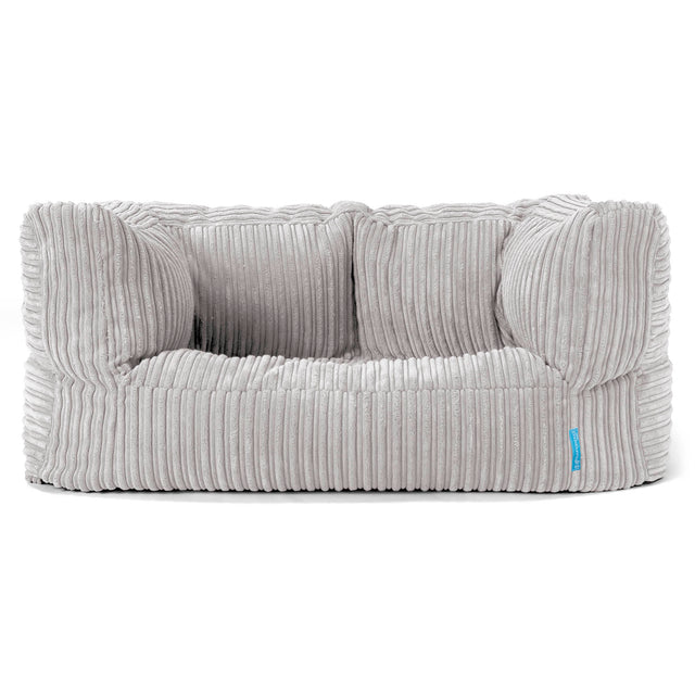 Sofa pufa dla dzieci Albert 2-6 lat - Klasyczny sztruks Szarość delfina 01