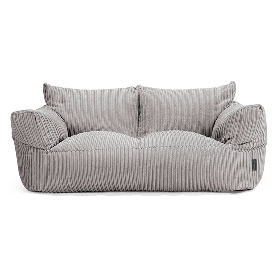 Sofa pufa Josephine - Klasyczny sztruks Szarość delfina 01