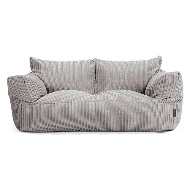 Sofa pufa Josephine - Klasyczny sztruks Szarość delfina 01