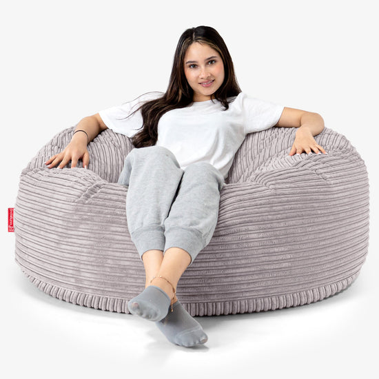 Sofa pufa Mammoth - Klasyczny sztruks Szarość delfina 01