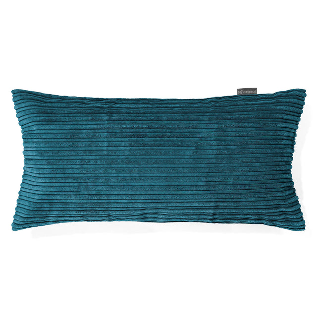 Poduszka XL prostokątna 40 x 80cm - Klasyczny sztruks Turkus 01