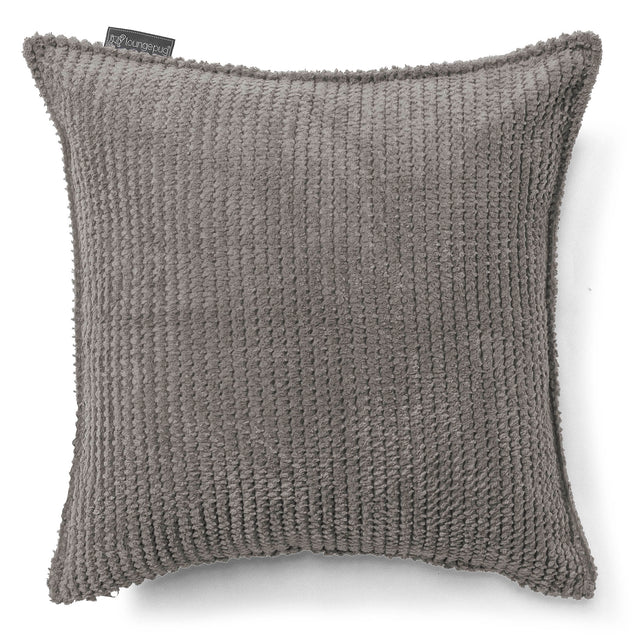 Poduszka ozdobna 47 x 47cm - Pom Pom Antracytowa szarość 01