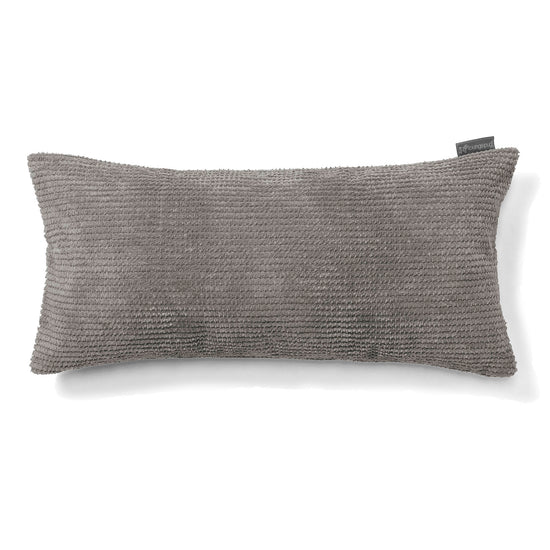 Poduszka XL prostokątna 40 x 80cm - Pom Pom Antracytowa szarość 01