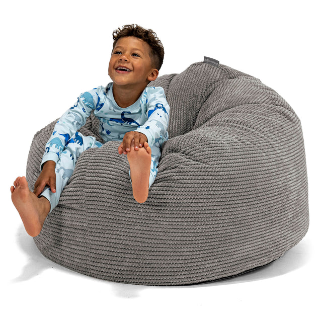 Pufa gigant dla dzieci 3-8 lat Snuggle - Pom Pom Antracytowa szarość 01