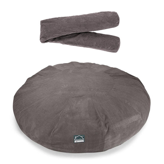 Sofa pufa piankowa CloudSac 5000 XXXXXL Titanic - Pom Pom Antracytowa szarość 06