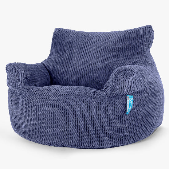 Fotel pufa worki sako dla dzieci 3-8 lat - Pom Pom Fiolet 01