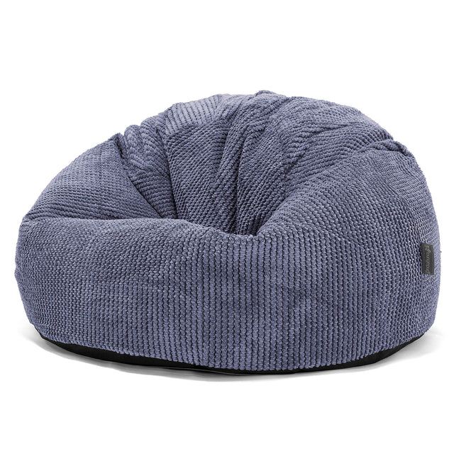 Klasyczne siedzisko pufa sako - Pom Pom Fiolet 01