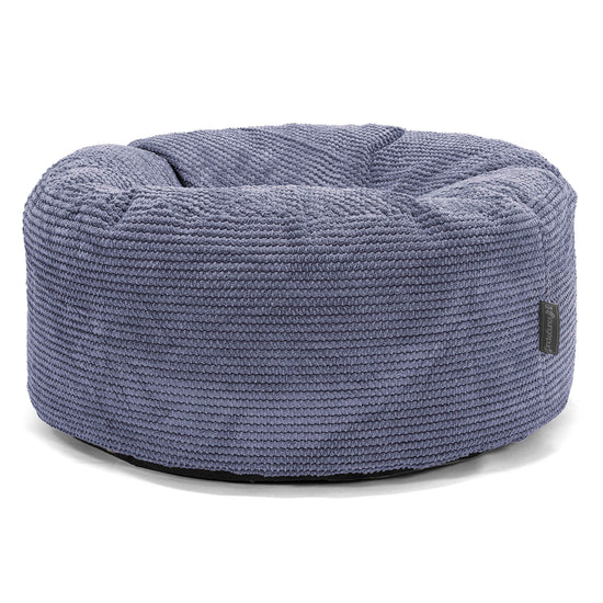 Pufa okrągła duża - Pom Pom Fiolet 01