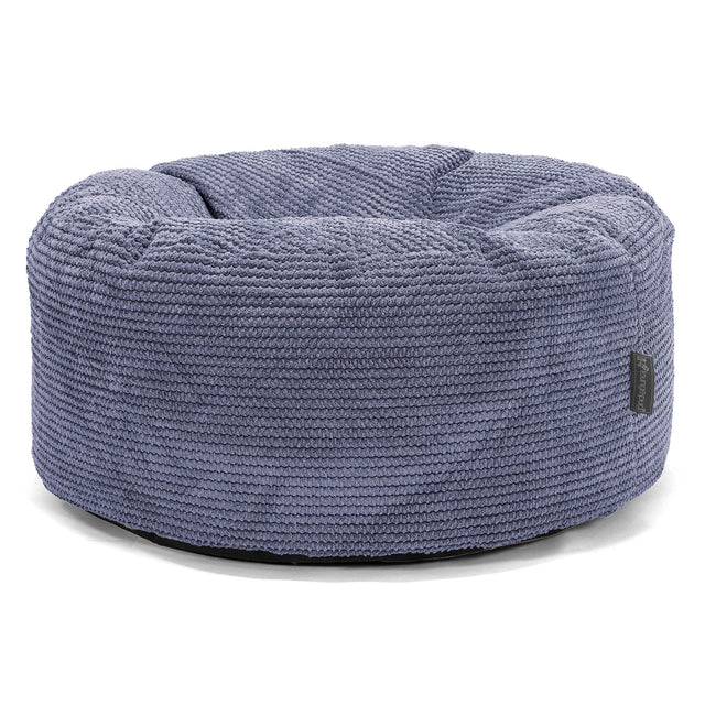 Pufa okrągła duża - Pom Pom Fiolet 01