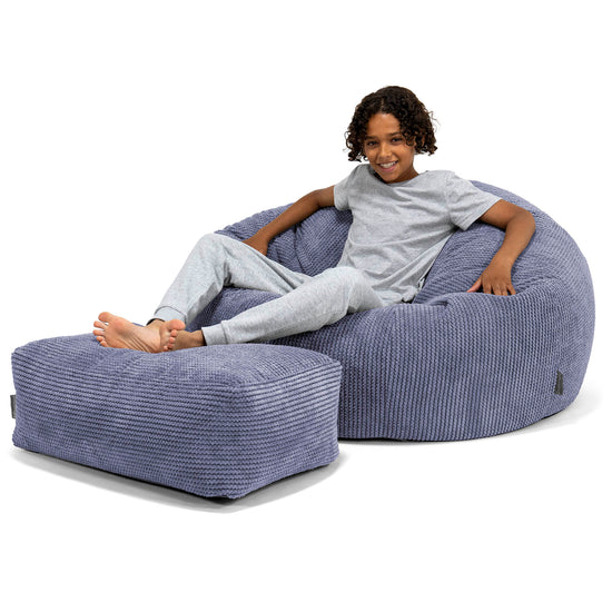 Sofa pufa dla dzieci 6-14 lat - Pom Pom Fiolet 01