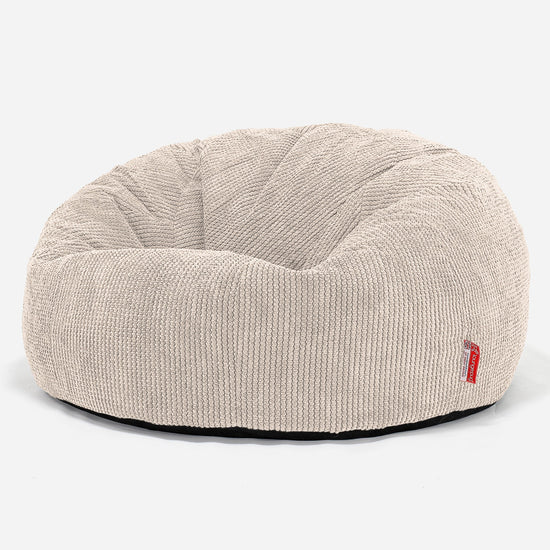 Klasyczna sofa pufa - Pom Pom Kość słoniowa 01