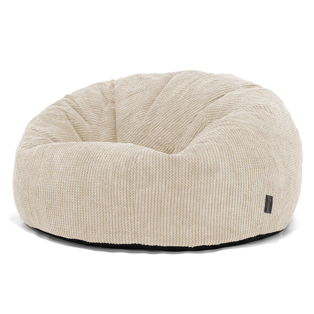 Klasyczna sofa pufa - Pom Pom Kość słoniowa 01