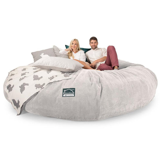 Sofa pufa piankowa CloudSac 5000 XXXXXL Titanic - Pom Pom Kość słoniowa 03