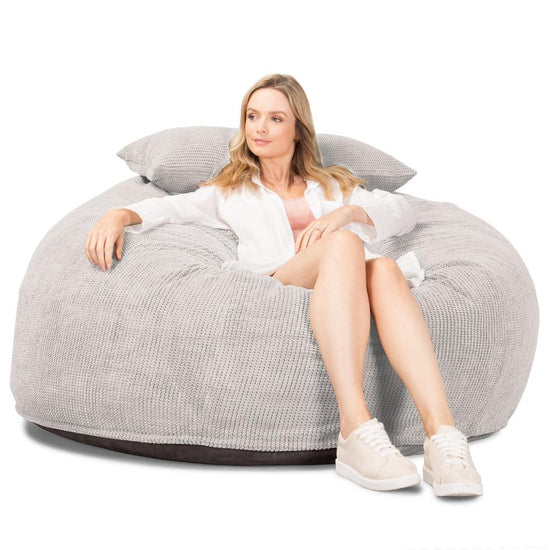 Sofa pufa piankowa gigant CloudSac 1010 XXL - Pom Pom Kość słoniowa 03