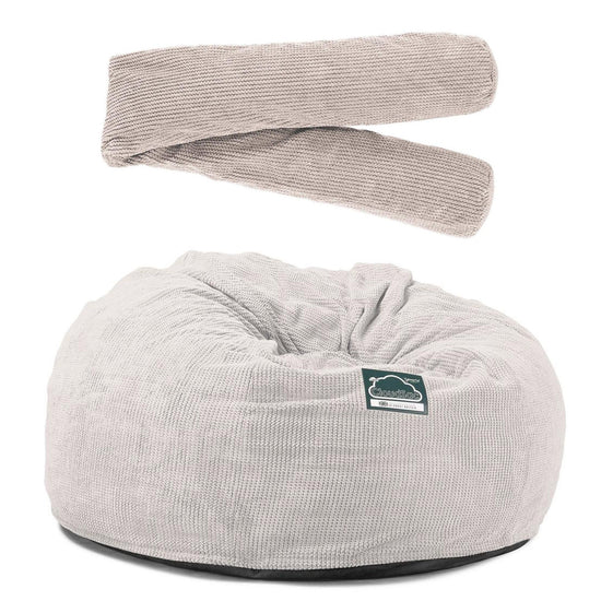 Sofa pufa piankowa gigant CloudSac 1010 XXL - Pom Pom Kość słoniowa 07