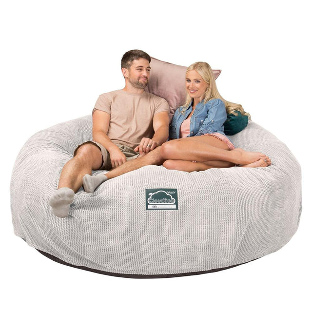Sofa pufa piankowa typu king size CloudSac 3000 XXL - Pom Pom Kość słoniowa 01