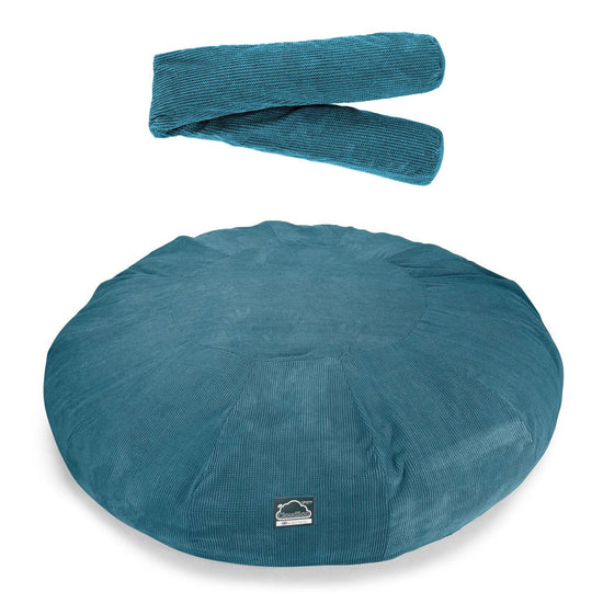 Sofa pufa piankowa CloudSac 5000 XXXXXL Titanic - Pom Pom Morski błękit 06