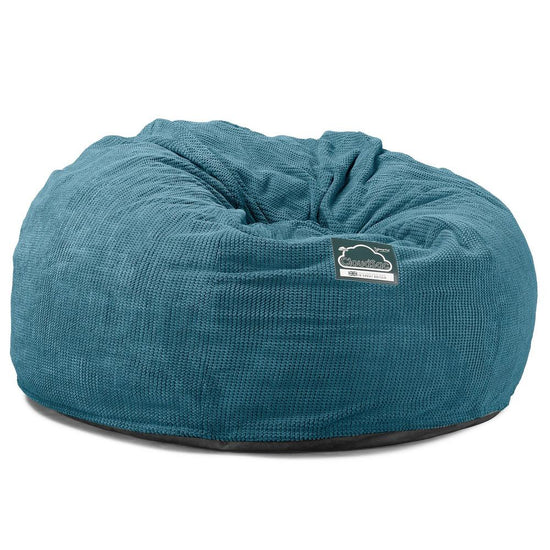 Sofa pufa piankowa gigant CloudSac 1010 XXL - Pom Pom Morski błękit 05