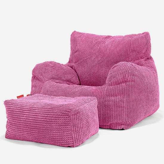 Fotel pufa worki sako Josephine - Pom Pom Róż 02