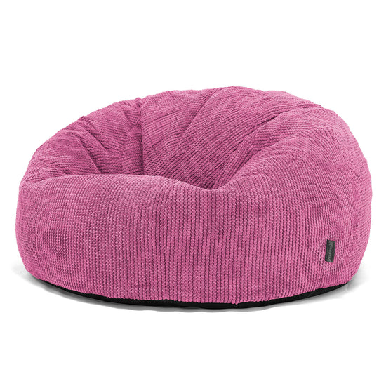 Klasyczna sofa pufa - Pom Pom Róż 01