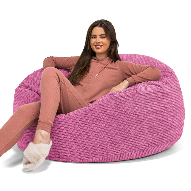 Sofa pufa Mammoth - Pom Pom Róż 01
