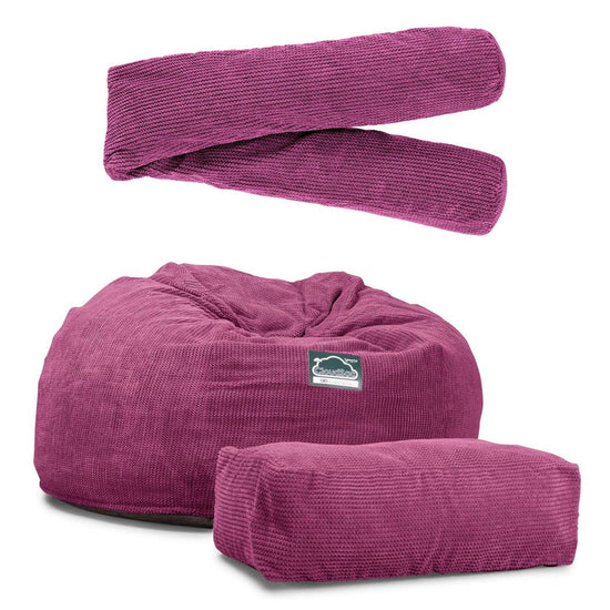 Sofa pufa piankowa gigant CloudSac 1010 XXL - Pom Pom Róż 08