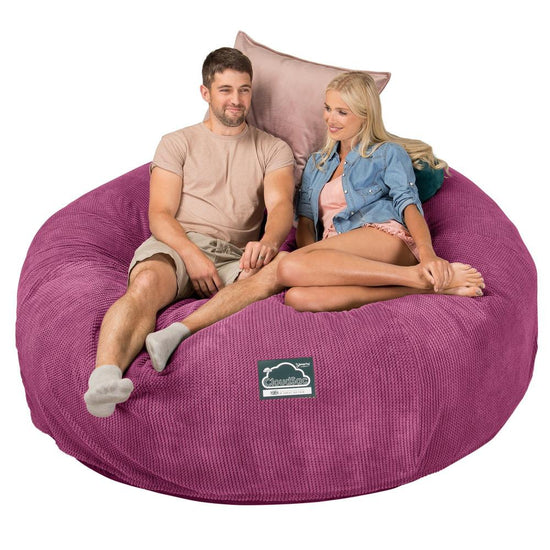 Sofa pufa piankowa typu king size CloudSac 3000 XXL - Pom Pom Róż 04