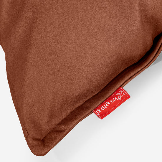 Poszewka na poduszkę ozdobna XL 70 x 70cm - Skóra wegańska Kasztan 03