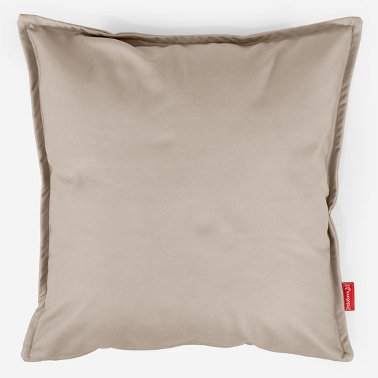 Poszewka na poduszkę ozdobna XL 70 x 70cm - Skóra wegańska Kość słoniowa 01