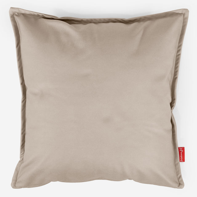 Poszewka na poduszkę ozdobna XL 70 x 70cm - Skóra wegańska Kość słoniowa 01