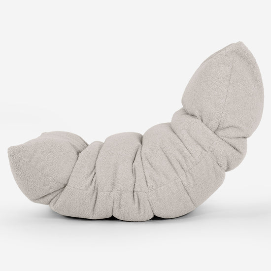 Pufa leżanka Eva - Boucle Kość słoniowa_02