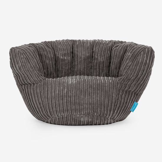 Pufa worki sako dla dzieci Charles Vintish 2-6 lat - Klasyczny sztruks Grafit szarość 01