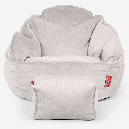 Siedzisko pufa sako Bubble - Szenila Śmietanka 02