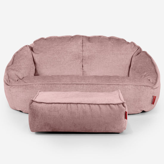 Sofa pufa Bubble - Szenila Róż 02